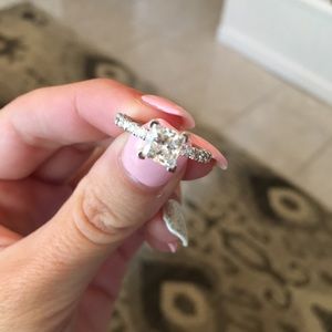 Verragio 1.5 carat ring/ men’s 14k gold band